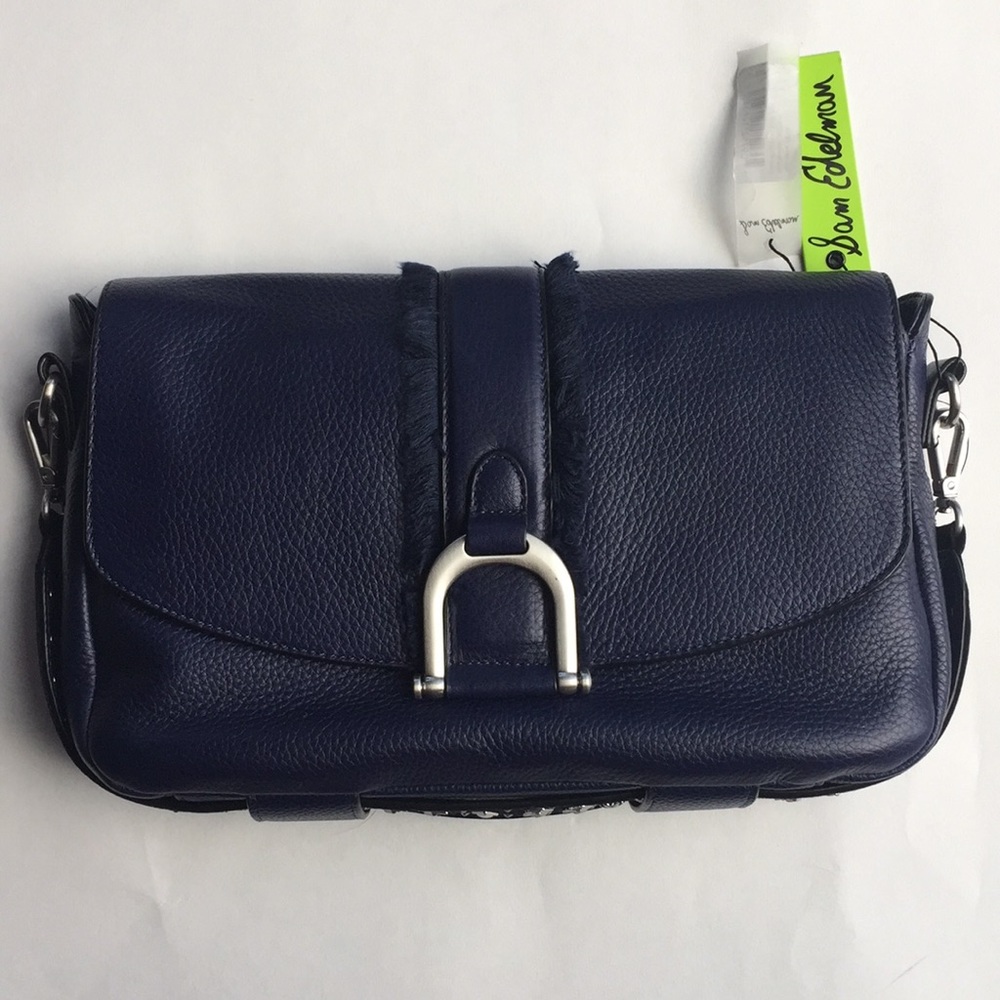 New with tag SAM EDELMAN “PETRA” handbag in blue